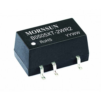 B0505XT-2WR2 Mornsun 5V to 5V DC-DC Converter 2W Power Supply Module - Compact SMD Package