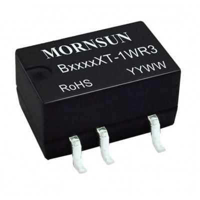 B0512XT-1WR3 Mornsun 5V to 12V DC-DC Converter 1W Power Supply Module - Compact SMD Package