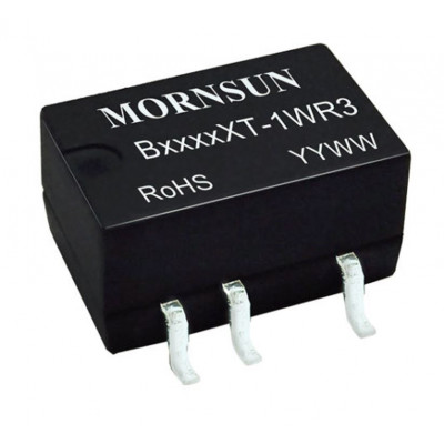 B0524XT-1WR3 Mornsun 5V to 24V DC-DC Converter 1W Power Supply Module - Compact SMD Package