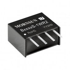 B1205S-1WR2 Mornsun 12V to 5V DC-DC Converter 1W Power Supply Module - Compact SIP Package