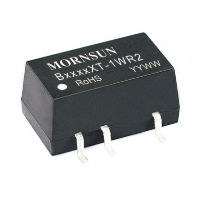 B1205XT-1WR2 Mornsun 12V to 5V DC-DC Converter 1W Power Supply Module - Compact SMD Package