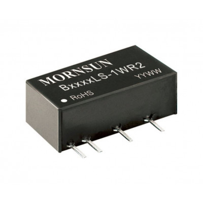 B1224LS-1WR2 Mornsun 12V to 24V DC-DC Converter 1W Power Supply Module - Ultra Compact SIP Package B1224LS-1WR2 Mornsun 12V to 24V DC-DC Converter 1W Power Supply Module - Ultra Compact SIP Package