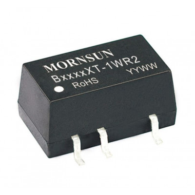 B1224XT-1WR2 Mornsun 12V to 24V DC-DC Converter 1W Power Supply Module - Compact SMD Package B1224XT-1WR2 Mornsun 12V to 24V DC-DC Converter 1W Power Supply Module - Compact SMD Package