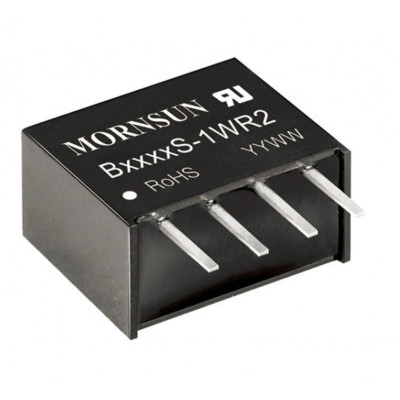 B1515S-1WR2 Mornsun 15V to 15V DC-DC Converter 1W Power Supply Module - Compact SIP/DIP Package B1515S-1WR2 Mornsun 15V to 15V DC-DC Converter 1W Power Supply Module - Compact SIP/DIP Package