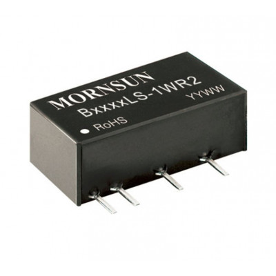 B2412LS-1WR2 Mornsun 24V to 12V DC-DC Converter 1W Power Supply Module - Ultra Compact SIP Package B2412LS-1WR2 Mornsun 24V to 12V DC-DC Converter 1W Power Supply Module - Ultra Compact SIP Package