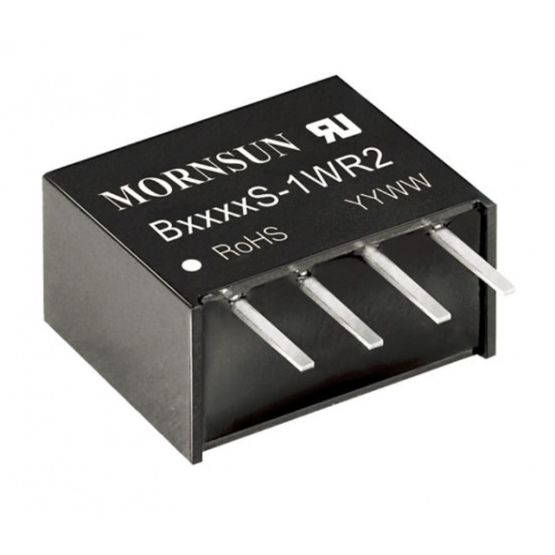 B2415S1WR2 Mornsun 24V to 15V DCDC Converter 1W Power Supply Module Compact SIP/DIP Package