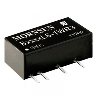 B2424LS-1WR3 Mornsun 24V to 24V DC-DC Converter 1W Power Supply Module - Ultra Compact SIP Package