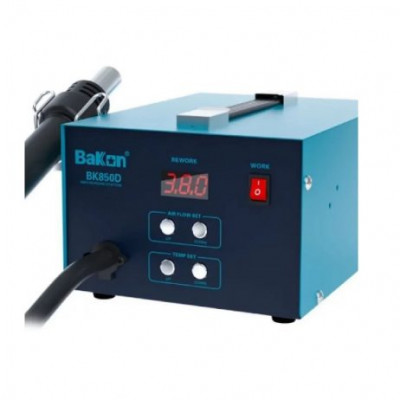BAKON BK850D HOT AIR REWORK STATION HIGH QUALITY DIGITAL DISPLAY HEAVY DUTY SMD MACHINE BAKON BK850D HOT AIR REWORK STATION HIGH QUALITY DIGITAL DISPLAY HEAVY DUTY SMD MACHINE
