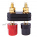 Banana plugs Couple Terminals Red Black Connector Amplifier Terminal