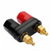 Banana plugs Couple Terminals Red Black Connector Amplifier Terminal