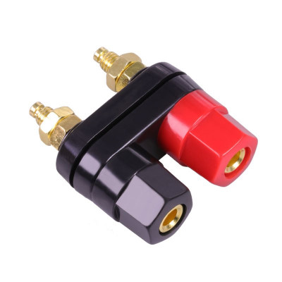 Banana plugs Couple Terminals Red Black Connector Amplifier Terminal