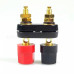 Banana plugs Couple Terminals Red Black Connector Amplifier Terminal