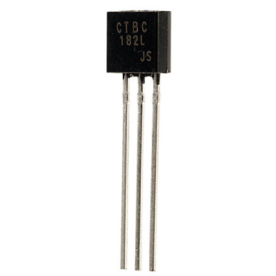 BC182L NPN General Purpose Amplifier Transistor 50V 100mA TO-92 Package