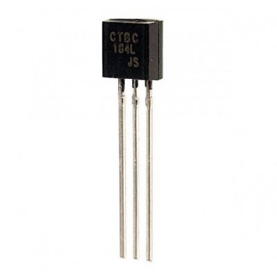 BC184L NPN General Purpose Amplifier Transistor 30V 100mA TO-92 Package
