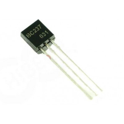 BC237 NPN General Purpose Amplifier Transistor 45V 100mA TO-92 Package