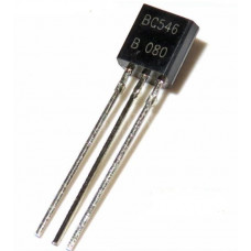 BC546 NPN General Purpose Transistor 65V 100mA TO-92 Package - 5 Pieces Pack