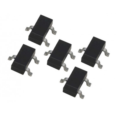 BC847 - (SMD SOT-23 Package) - NPN General Purpose Transistor - 5 Pieces Pack