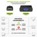 Black 1080P Micro HDMI to VGA Video Converter Adapter Cable For PC Monitor Projector HDTV with 15CM Cable