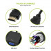 Black 1080P Micro HDMI to VGA Video Converter Adapter Cable For PC Monitor Projector HDTV with 15CM Cable