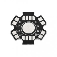 Black 20MM 8PIN RGBW LED Aluminum Heatsink