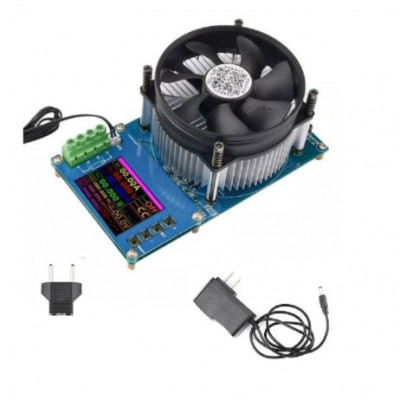 Black 2.4 Inch 150W DC Electronic Load Battery Tester Discharge Charge Power Supply Meter Black 2.4 Inch 150W DC Electronic Load Battery Tester Discharge Charge Power Supply Meter