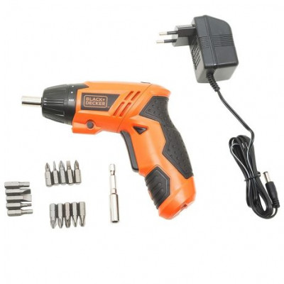 Black and Decker Battery Powered Cordless Screwdriver Set, 4.8V (KC4815)