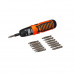 Black and Decker Cordless Battery Powered Screwdriver Set, 6V (A7073)