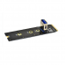 Black NGFF M.2 to PCI-E X16 Mining Card Adapter Card NGFF Pcie Riser Card NVME VGA Extension Cable
