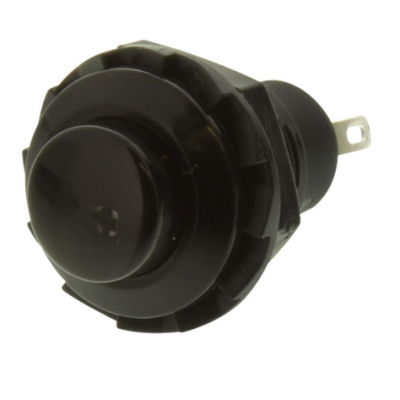 Black R13-502 12MM 2PIN Momentary Self-Reset Round Cap Push Button Switch Black R13-502 12MM 2PIN Momentary Self-Reset Round Cap Push Button Switch