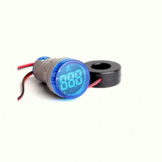 Blue 0-100A 22mm AD16-22DSA Round LED Ammeter Indicator Light with Transformer Blue 0-100A 22mm AD16-22DSA Round LED Ammeter Indicator Light with Transformer