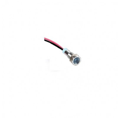 Blue 3-9V 8mm LED Metal Indicator Light with 15CM Cable Blue 3-9V 8mm LED Metal Indicator Light with 15CM Cable