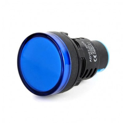 Blue AC/DC24V 30mm AD16-30DS LED Power Pilot Signal Indicator Lamp Blue AC/DC24V 30mm AD16-30DS LED Power Pilot Signal Indicator Lamp