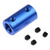 Blue Aluminum Alloy Coupling 5x5MM for 3D Printers and CNC Machines