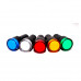 Blue DC6V 30mm AD16- 30DS LED Power Pilot Signal Indicator Lamp
