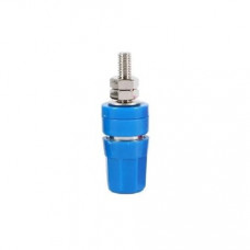 Blue M4*36 Pure Copper Terminal 4mm Banana Jack Socket 20A