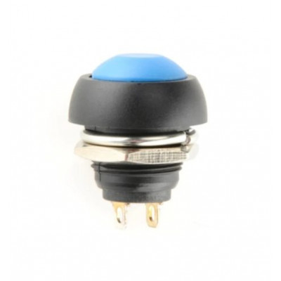 Blue Waterproof PBS-33B 12MM 2PIN Self-Reset Mini Round Push Button Blue Waterproof PBS-33B 12MM 2PIN Self-Reset Mini Round Push Button