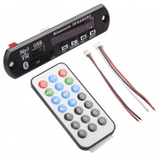 Bluetooth MP3 Decoding Board Module with inbuilt SD Card Slot - USB - FM - and Remote Control