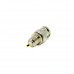 BNC Bulkhead Plug Connector Straight Solder Type For Coaxial Connector