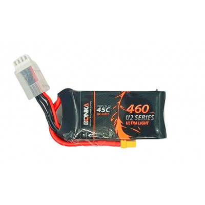 Bonka 11.1V 460mAh 45C 3S Ultra Light U2 Series Lipo Battery