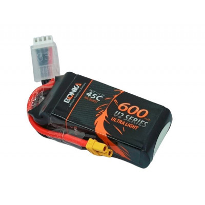 Bonka 11.1V 600mAh 45C 3S Ultra Light U2 Series Lipo Battery