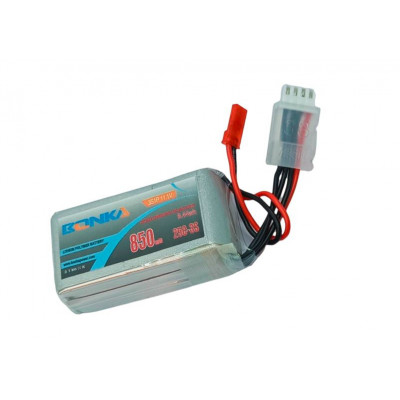 Bonka 11.1V 850mAh 25C 3S 1P Lipo Battery