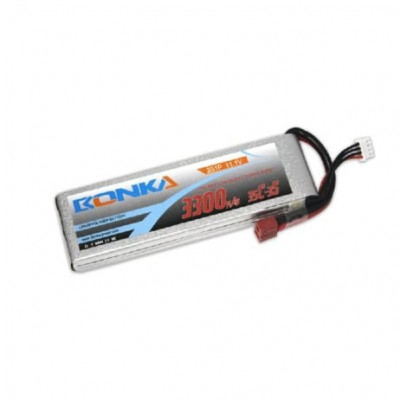 Bonka 11.1V 3300mAh 35C 3S Lithium Polymer Battery Pack Bonka 11.1V 3300mAh 35C 3S Lithium Polymer Battery Pack