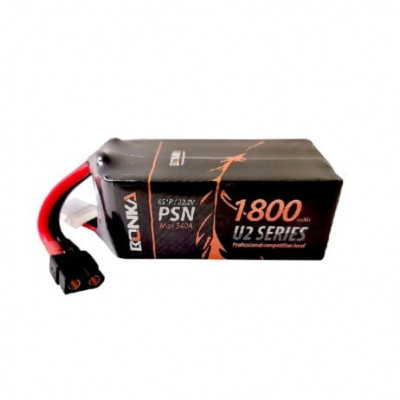 Bonka 22.2V 1800mAh 120C 6S FPV U2 Series Lithium Polymer Battery Pack Bonka 22.2V 1800mAh 120C 6S FPV U2 Series Lithium Polymer Battery Pack