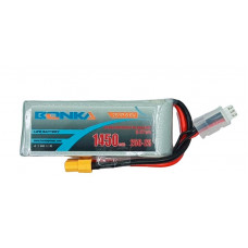 Bonka 6.6V 1450mAh 25C 2S 1P LIFE Lipo Battery