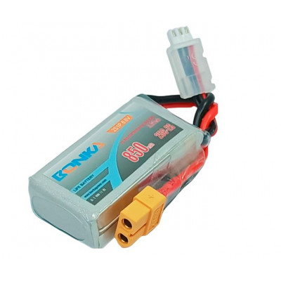 Bonka 6.6V 850mAh 25C 2S 1P LIFE Lipo Battery