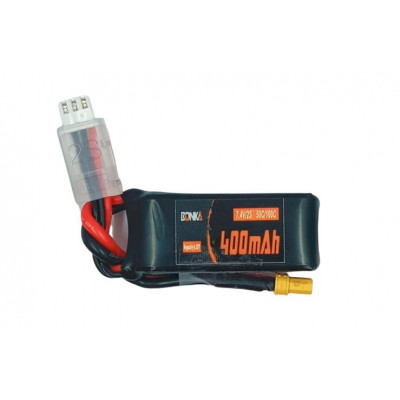 Bonka 7.4V 400mAh 50C 2S Lipo Battery