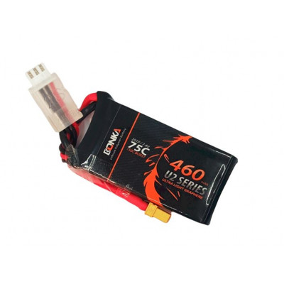 Bonka 7.4V 460mAh 75C 2S GR Ultra Light U2 Series Lipo Battery