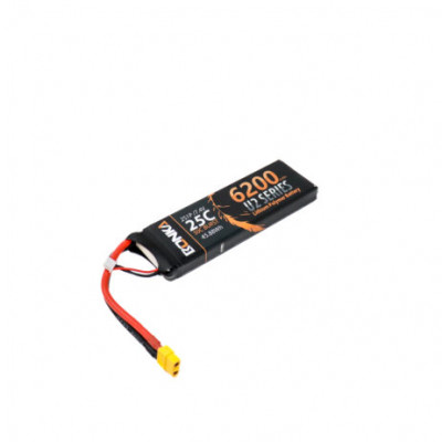 Bonka 7.4V 6200mAh 25C 2S Lithium Polymer Battery Pack Bonka 7.4V 6200mAh 25C 2S Lithium Polymer Battery Pack