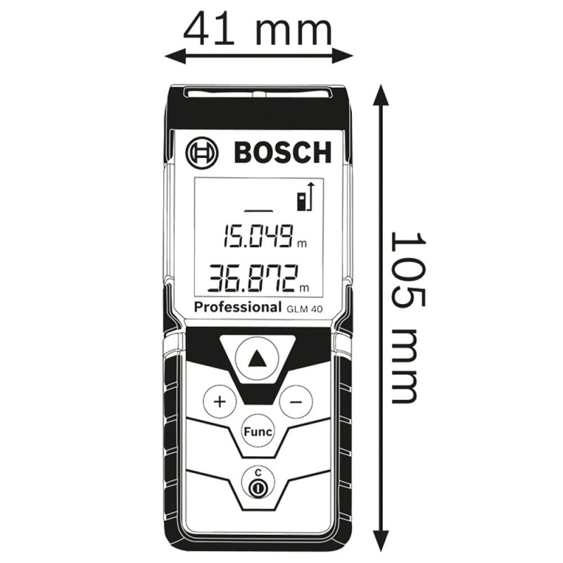 BOSCH GLM 40 Laser Distance Measuring Instrument buy online at Low