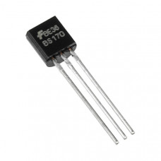BS170 MOSFET - 60V 500mA N-Channel Small Signal MOSFET TO-92 Package